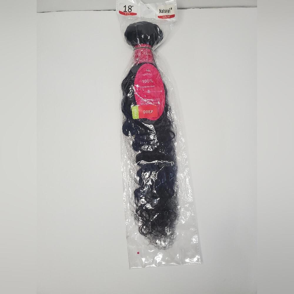 New 18” Natural Style Deep 100% Human Hair